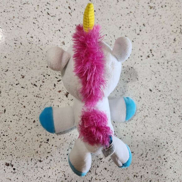 Bark Bob the Barking Unicorn Squeaky Plush Dog Toy sz M/L - Picture 4 of 9